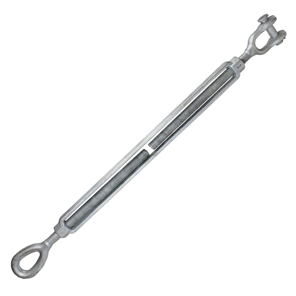Us Cargo Control Galvanized Turnbuckle - Import - Jaw & Eye - 1" x 24" JETBGV1X24 - main
